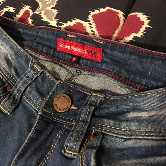 Juniors YMI Ripped Skinny Jeans - Picture 2 of 3